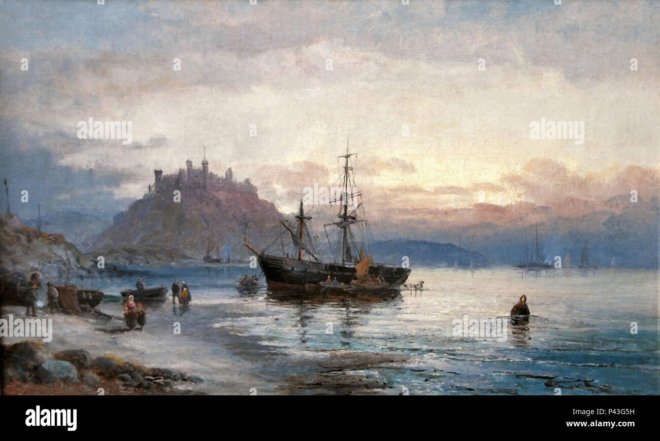 Thornley Hubert (William) - Château de Bamburgh Banque D'Images