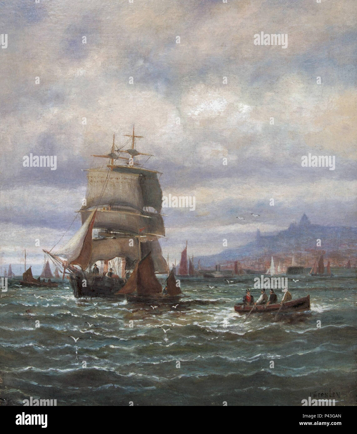 Thornley Hubert (William) - Haute mer Banque D'Images