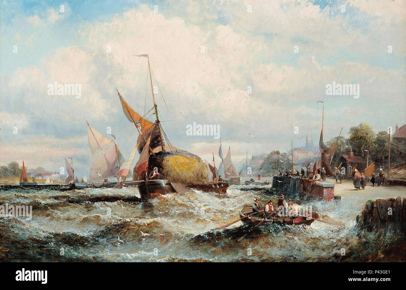 Thornley Hubert (William) - Embouchure de la Medway Banque D'Images