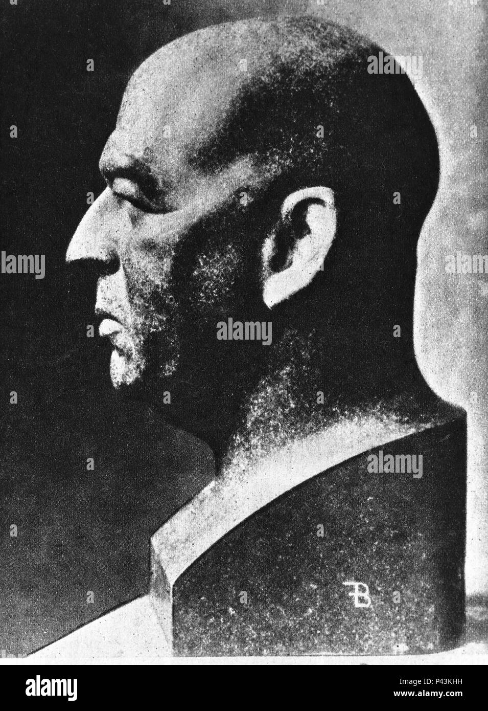 OSWALD SPENGLER 1880-1936. Emplacement : BIBLIOTECA NACIONAL-COLECCION, MADRID, ESPAGNE. Banque D'Images