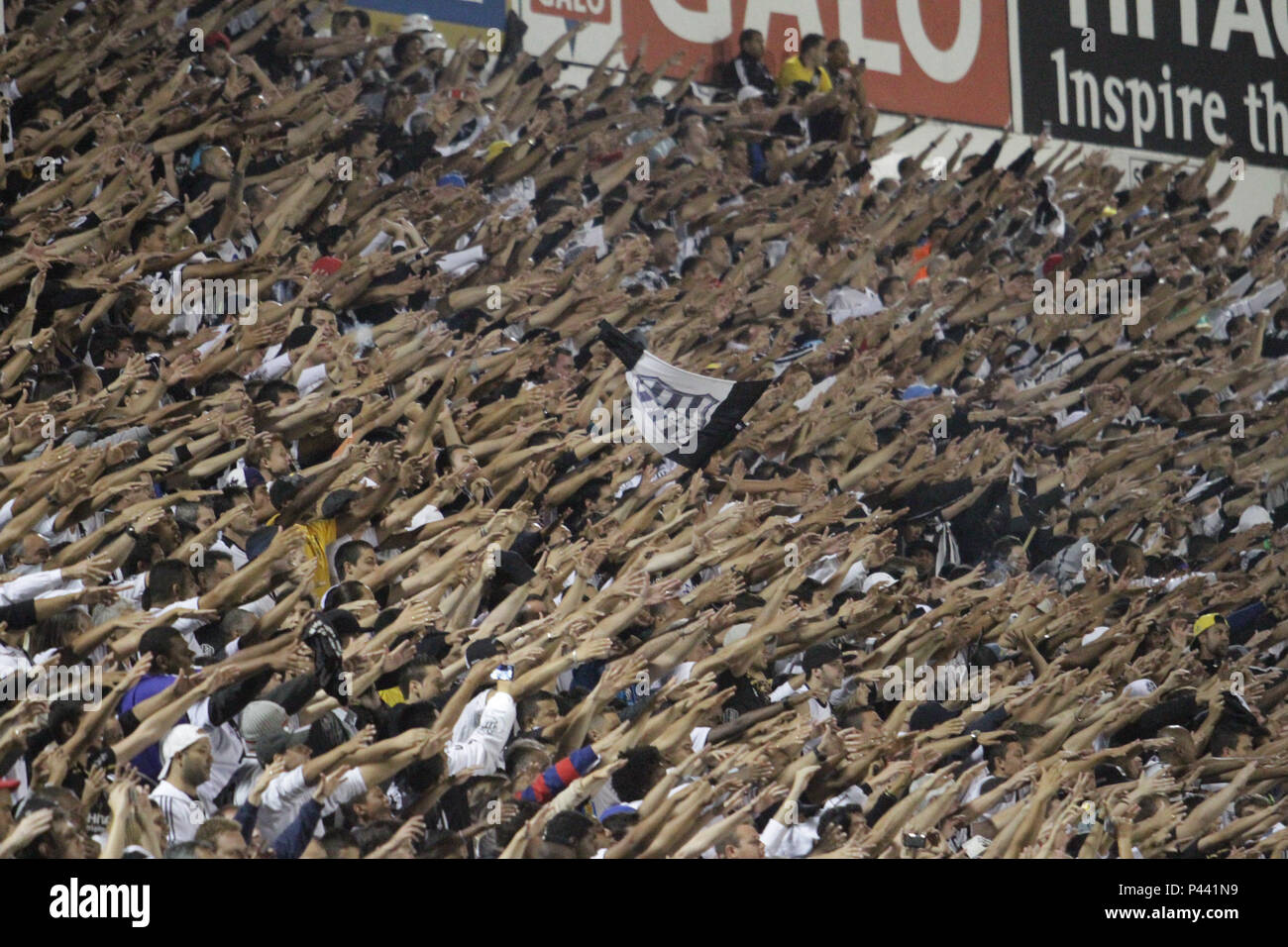 CAMPINAS, SP - 31/10/2013 : Ponte Preta X VELEZ SARSFIELD - Lance durante partida entre Ponte Preta x Velez Sarsfield, Vía¡lida pela Copa Sul-Americana, realizada no EstÃ©s de dio MoisÃ Lucarelli. (Foto : Gustavo Magnusson / Fotoarena) Banque D'Images