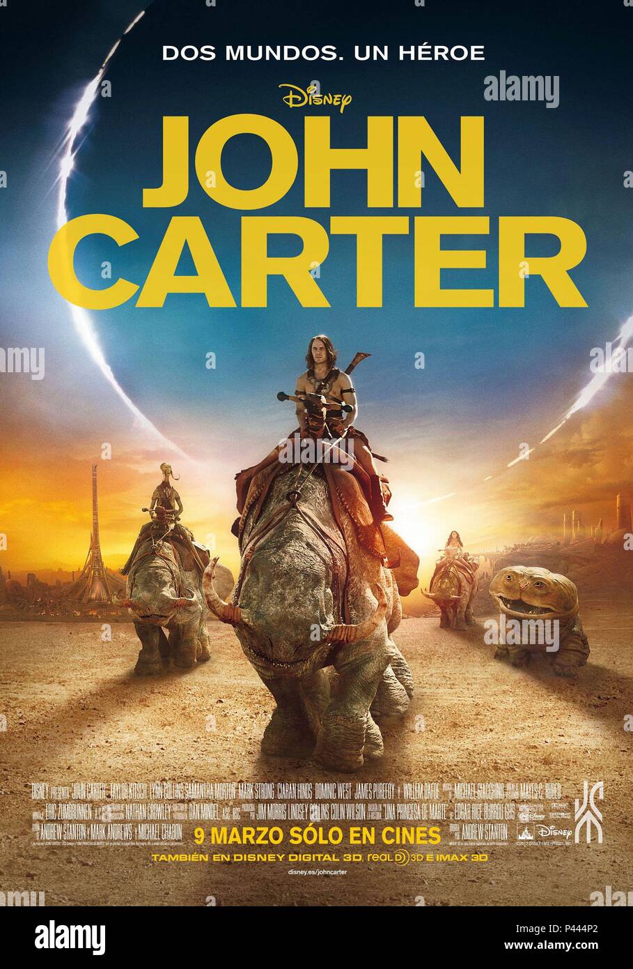 Titre original : John Carter. Titre en anglais : John Carter. Réalisateur : ANDREW STANTON. Année : 2012. Credit : WALT DISNEY PICTURES / Album Banque D'Images