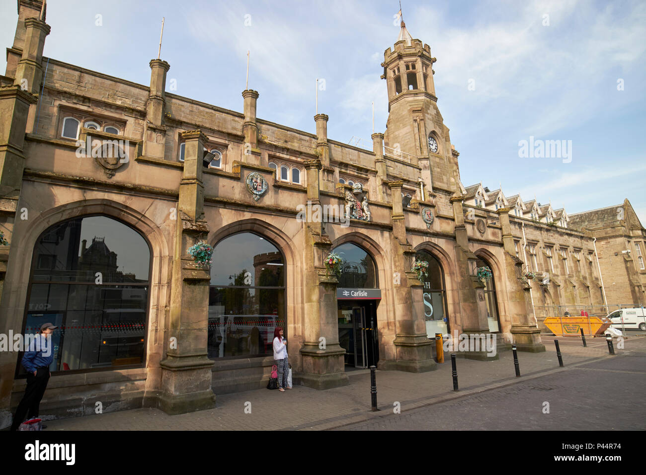 La gare ferroviaire de Carlisle Carlisle Cumbria England UK Banque D'Images