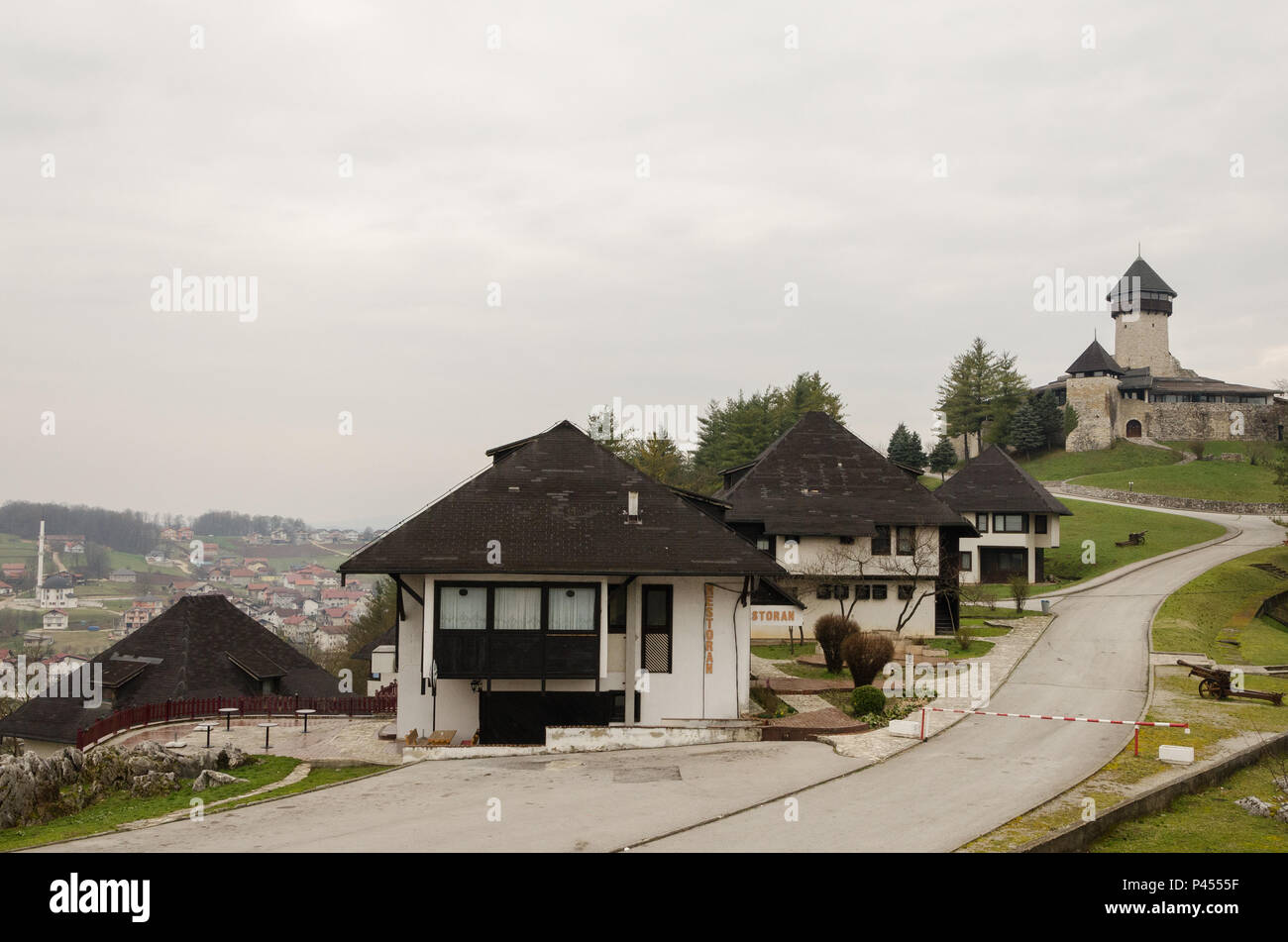 Velika Kladusa Castle - Kula Hrnjica Muje, Bosnie Banque D'Images