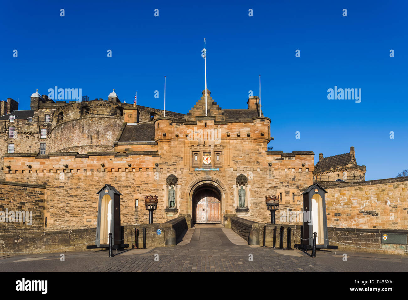 Grande Bretagne, Ecosse, Edimbourg, Edinburgh Castle Banque D'Images