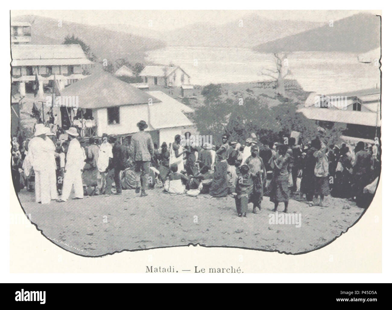 108 Matadi. - Le marches. Banque D'Images