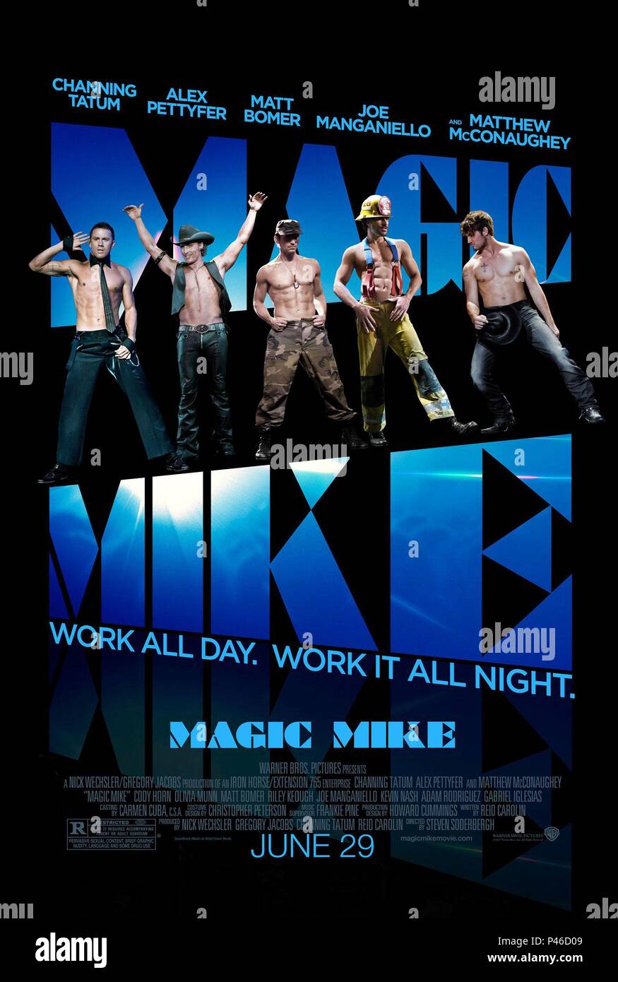 Titre original : MAGIC MIKE. Titre en anglais : MAGIC MIKE. Film Réalisateur : STEVEN SODERBERGH. Année : 2012. Credit : NICK WECHSLER PRODUCTIONS / Album Banque D'Images