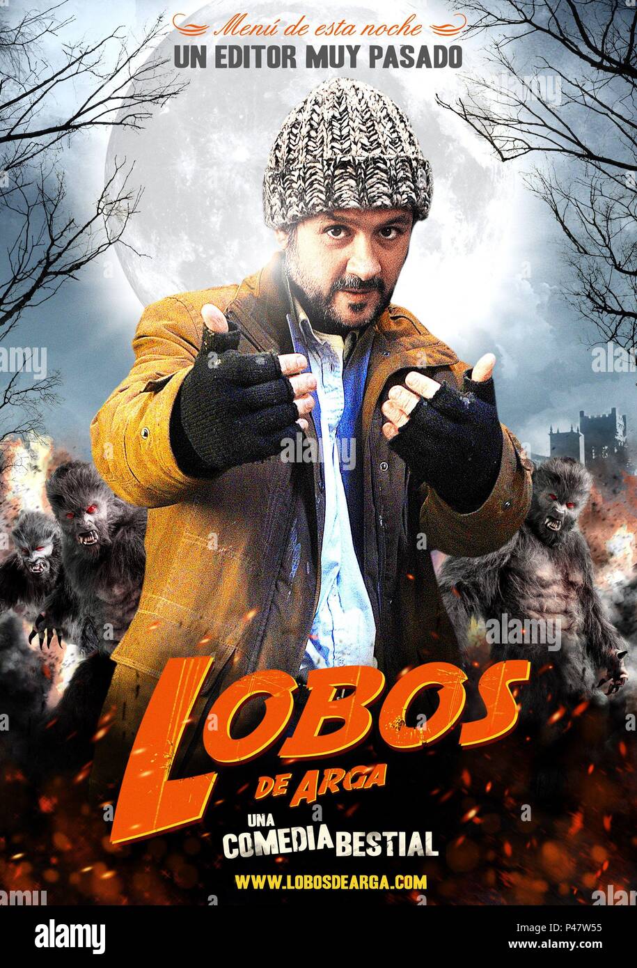 Jeu de loups garous lobos de arga Banque de photographies et d’images à