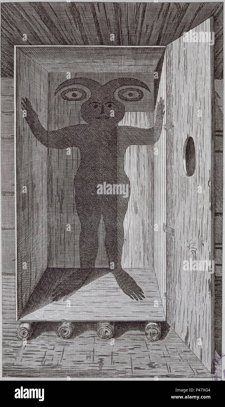 VIAJE AL ESTRECHO DE JUAN DE FUCA - RELACION del Viaje hecho por las Goletas SUTIL Y MEXICANA EN 1792 - ORATORIO DEL à baleines de Nutka. Emplacement : BIBLIOTECA NACIONAL-COLECCION, MADRID, ESPAGNE. Banque D'Images