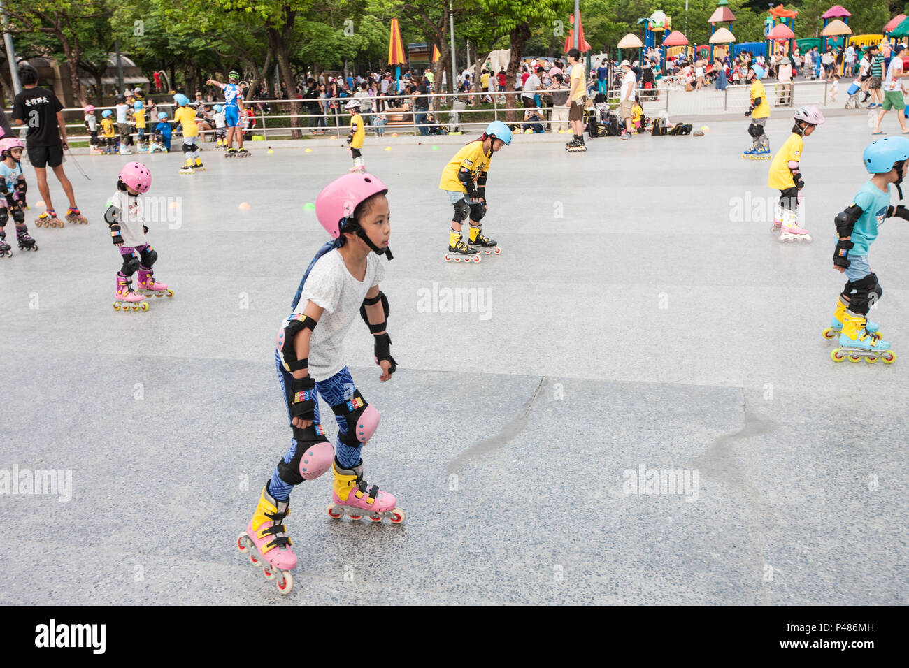 Daan,Park,espace,vert,urbain,verdure,poumons,,active,Taipei Taipei Taiwan,,island,République de Chine,RDC,Chinois,Chine,taiwanais,Asia,Asiatique, Banque D'Images