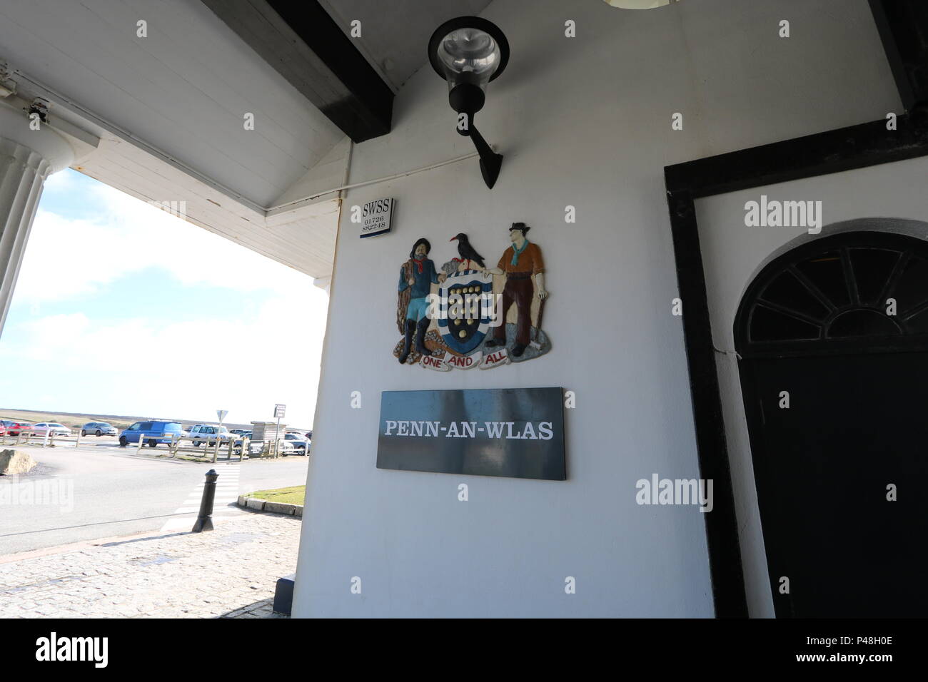 Land's End (Penn un Bergamo ou Pedn un Bergamo) Cornwall, England, UK Banque D'Images