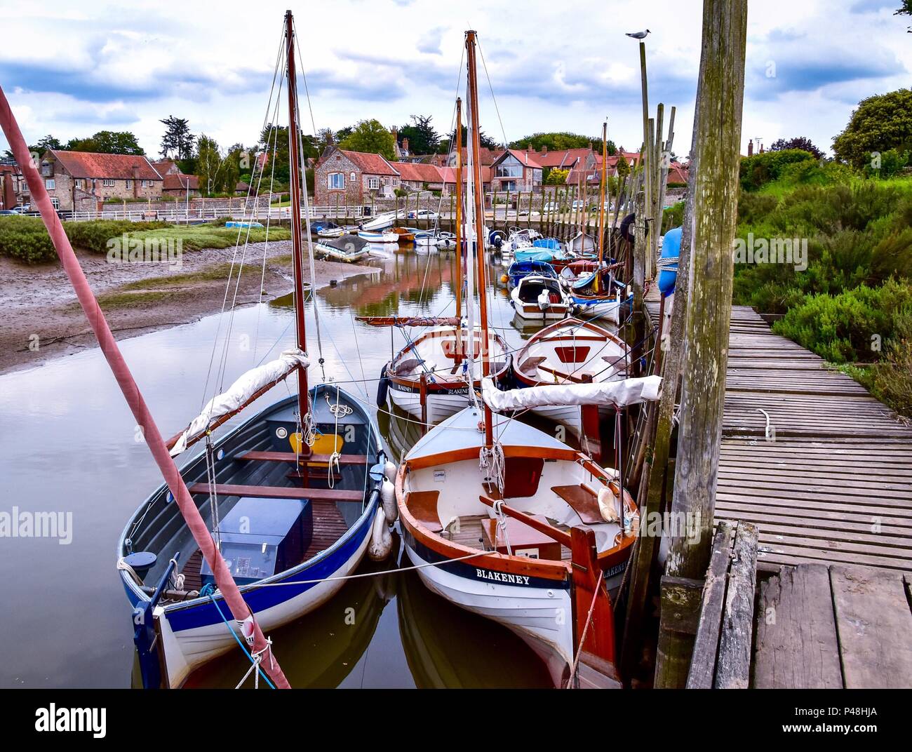 Blakeney Quay Banque D'Images
