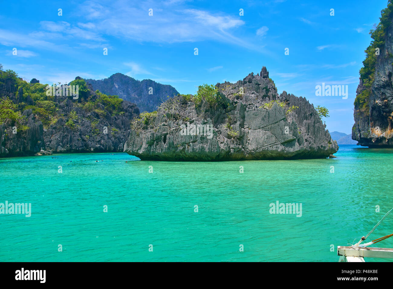 El Nido Palawan Island Hopping Philippines Banque D'Images