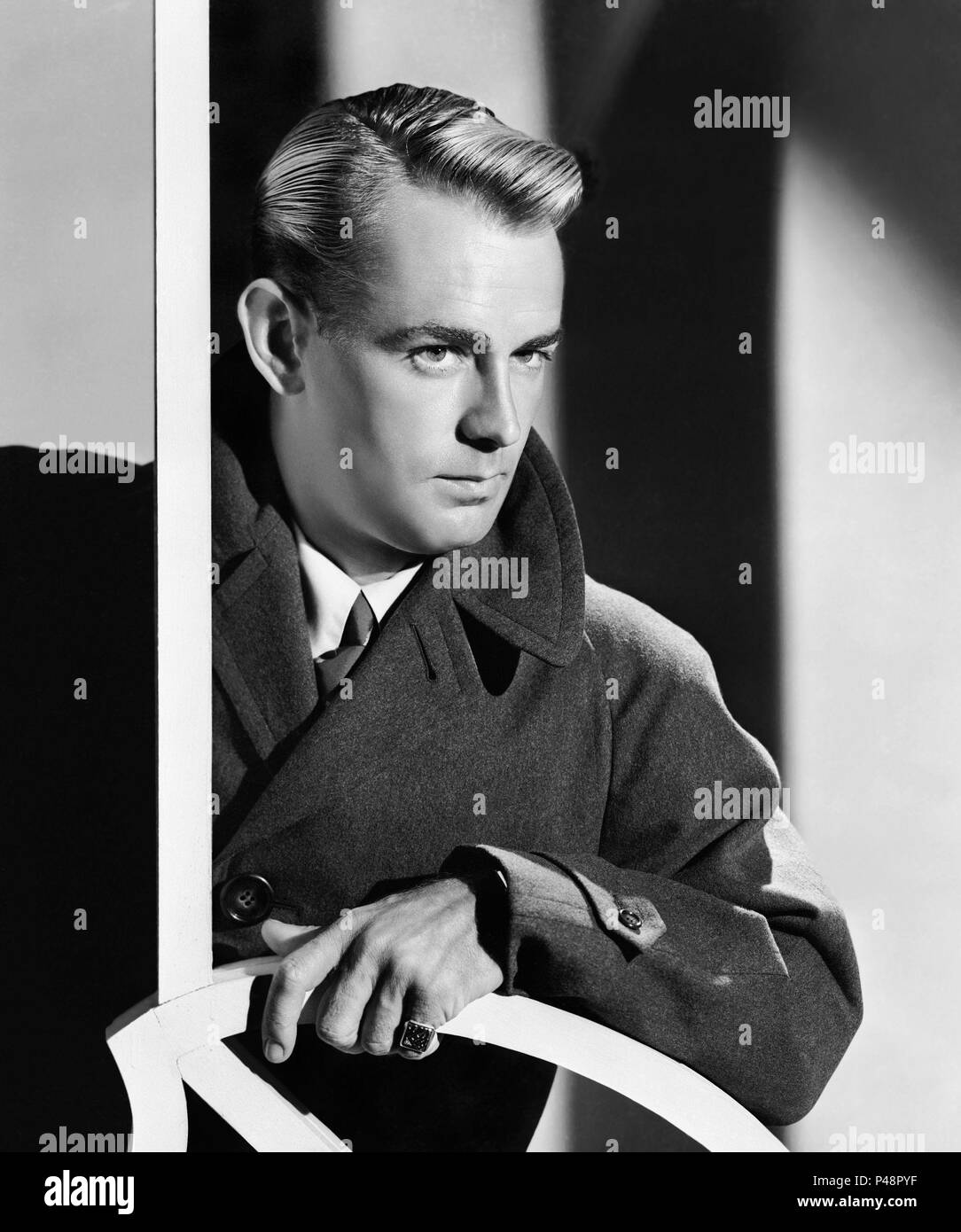 Stars : ALAN LADD. Banque D'Images