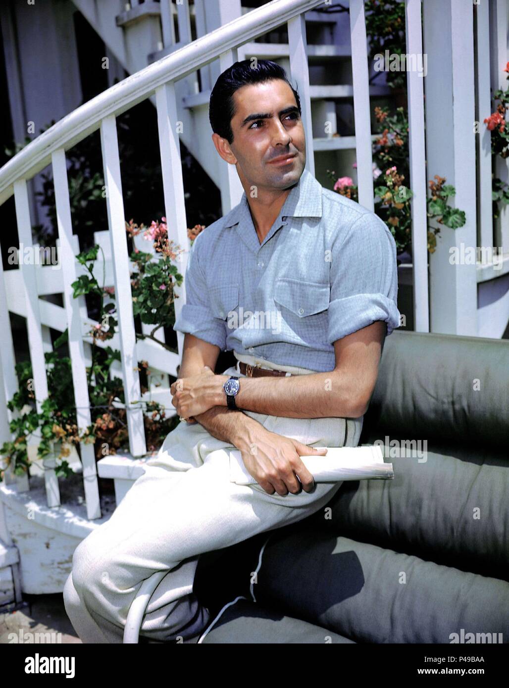 Stars : TYRONE POWER. Banque D'Images