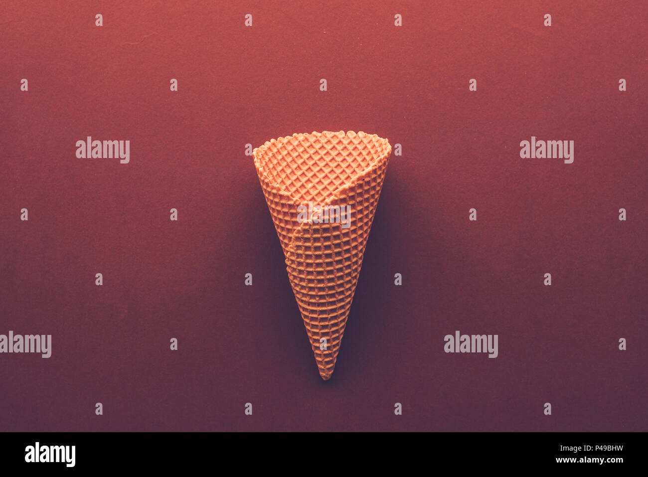 de crème glacée à partir de cidessus, un minimum de mise à plat