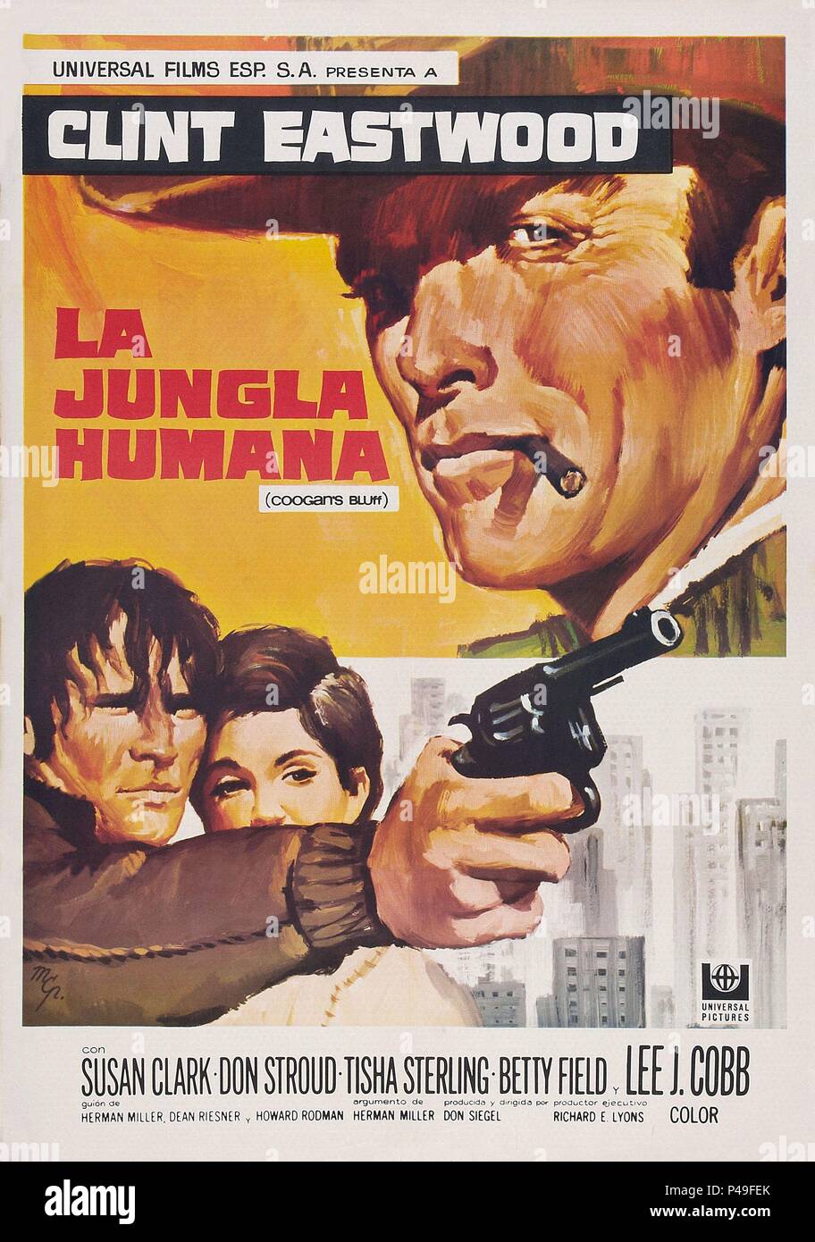 Titre original : Coogan's Bluff. Titre en anglais : Coogan's Bluff. Film Réalisateur : Don Siegel. Année : 1968. Credit : UNIVERSAL PICTURES / Album Banque D'Images