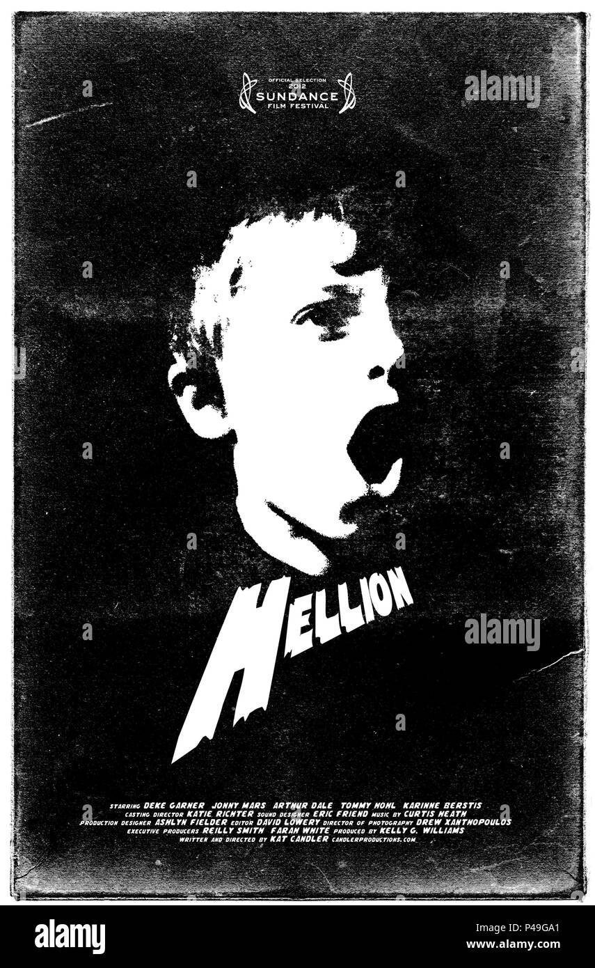 Titre original : HELLION. Titre en anglais : HELLION. Directeur de film : KAT CANDLER. Année : 2014. Crédit : L'AUTRE BOUT DE LA VILLE PRODUCTIONS / Album Banque D'Images