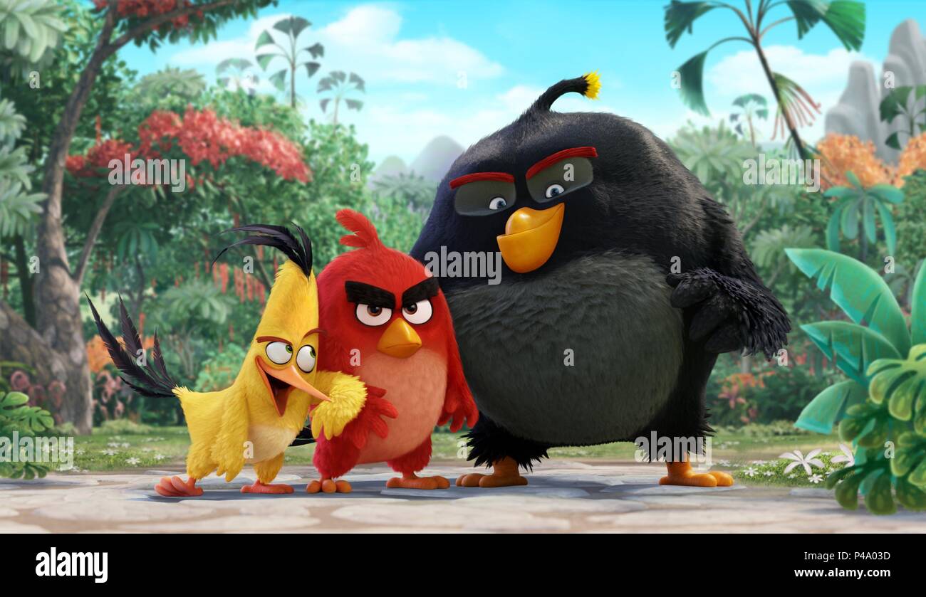 Titre original : Angry Birds. Titre en anglais : Angry Birds. Directeur du film : DANNY MCBRIDE ; CLAY KAYTIS ; FERGAL REILLY. Année : 2016. Credit : Sony Pictures Imageworks / Album Banque D'Images