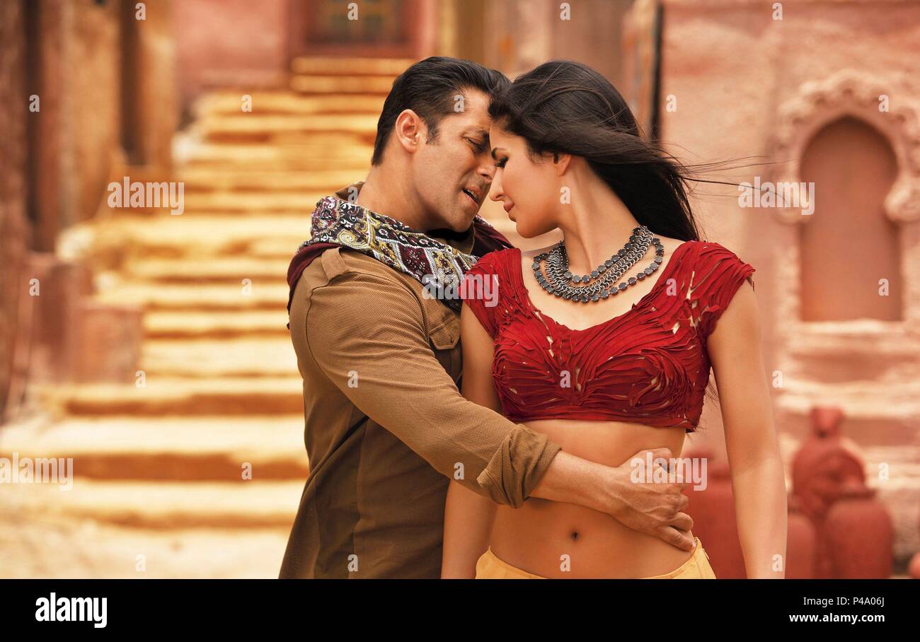 Titre original : EK THA TIGER. Titre en anglais : EK THA TIGER. Directeur de film : KABIR KHAN. Année : 2012. Stars : SALMAN KHAN, KATRINA KAIF. Credit : YASH RAJ FILMS / Album Banque D'Images