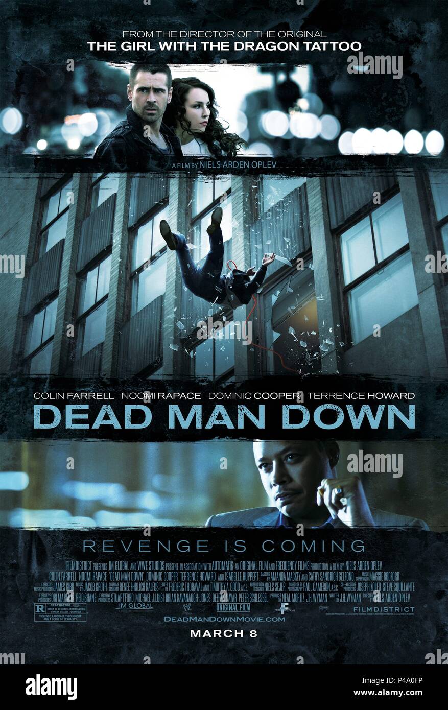 Titre original : Dead Man DOWN. Titre en anglais : Dead Man DOWN. Film Réalisateur : NIELS ARDEN OPLEV. Année : 2013. Credit : ORIGINAL FILM / Album Banque D'Images