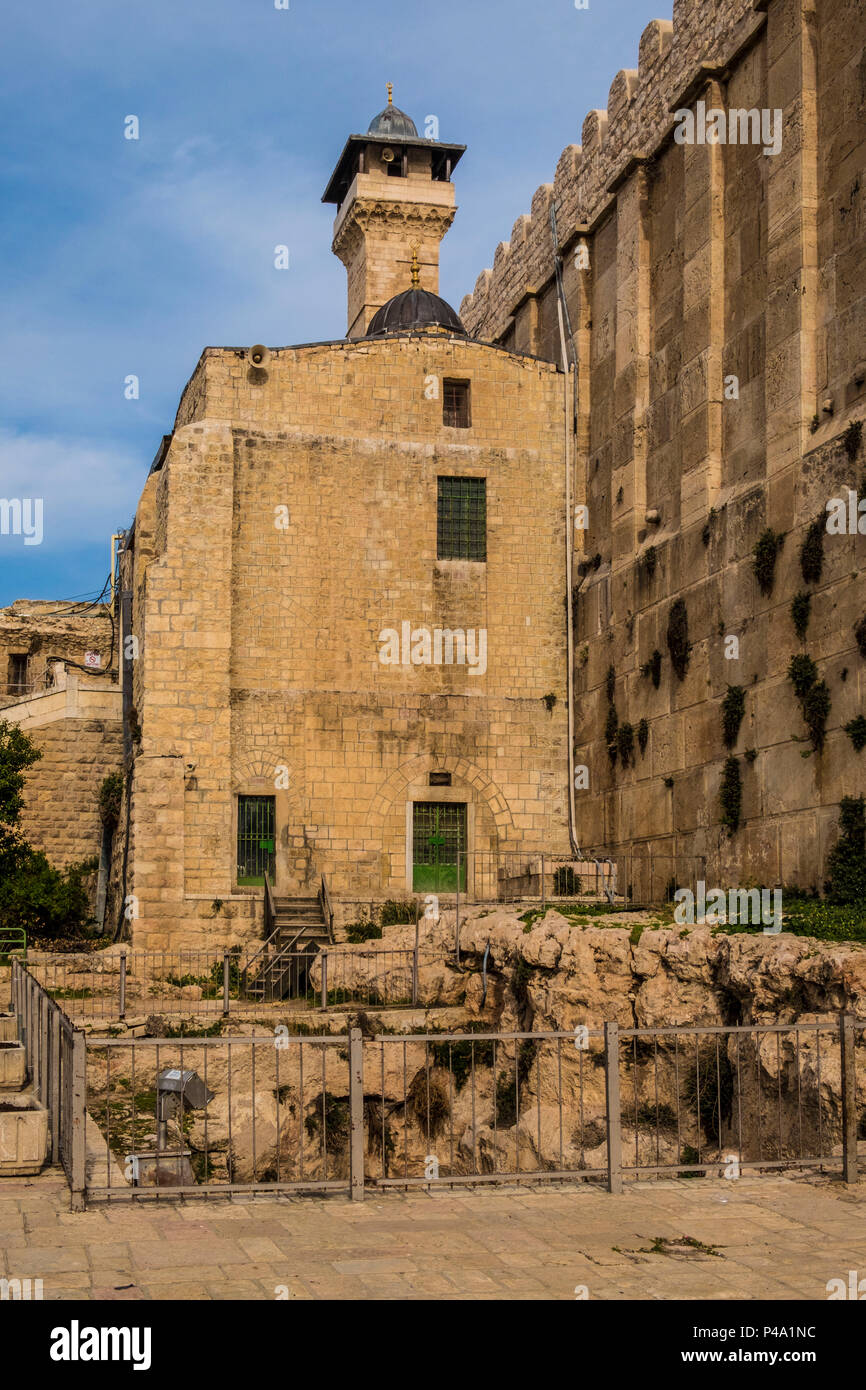 Tombeau des Patriarches, à Hébron, en Cisjordanie, en Palestine Banque D'Images