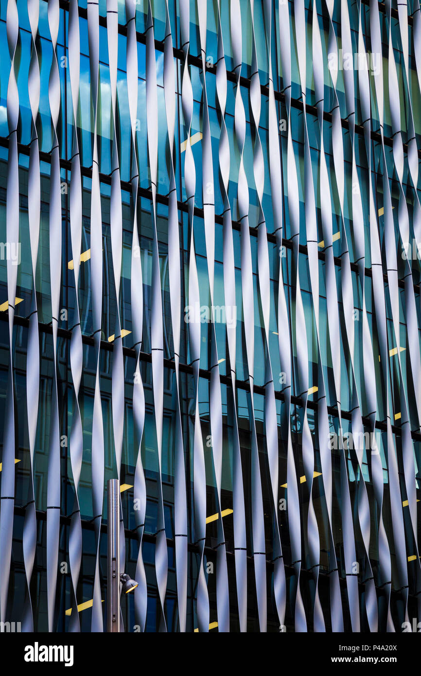 Détail de gratte-ciel. Londres, Royaume-Uni. Banque D'Images