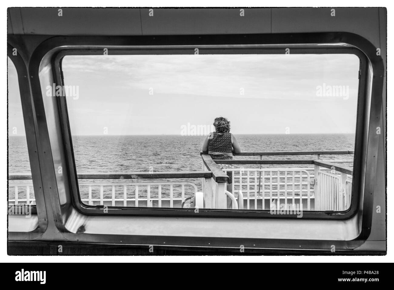USA, Ohio, Lewes, à bord de la Lewes, de à Cape May, NJ ferry Banque D'Images