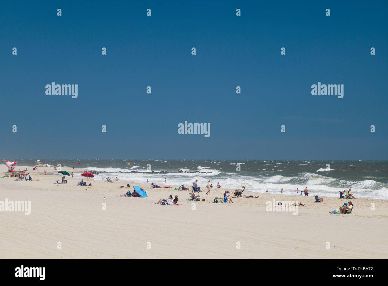 USA (New Jersey), Cape May, Cape May Beach Banque D'Images