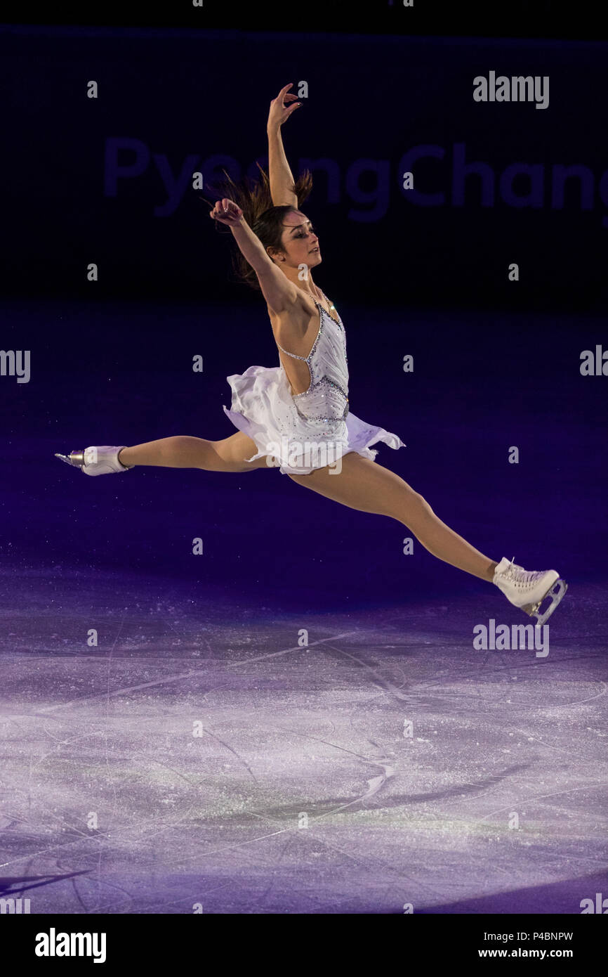 Kaetlyn Osmond Can D Effectuer A L Exposition Gala De Patinage Artistique Aux Jeux Olympiques D Hiver De Pyeongchang 2018 Photo Stock Alamy