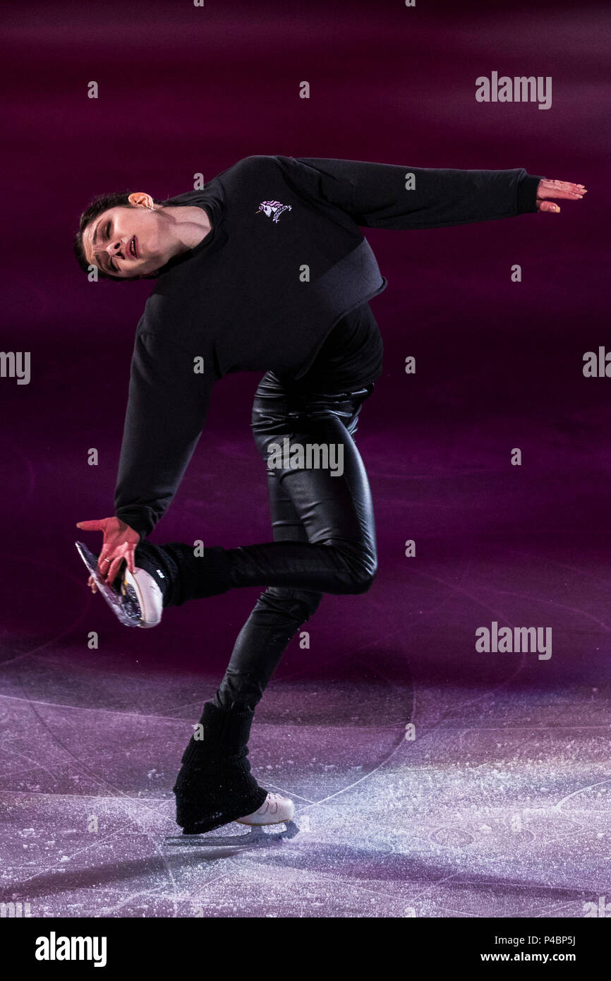 Evgenia Medvedeva (OAR) se produiront au Gala de patinage artistique à l'exposition des Jeux Olympiques d'hiver de PyeongChang 2018 Banque D'Images