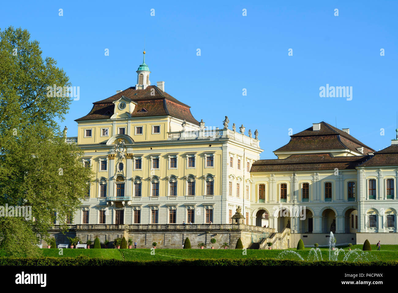 Ludwigsburg, Schloss (château, Château) Ludwigsburg, ancienne Hauptbau, région de Stuttgart, Bade-Wurtemberg, Allemagne Banque D'Images