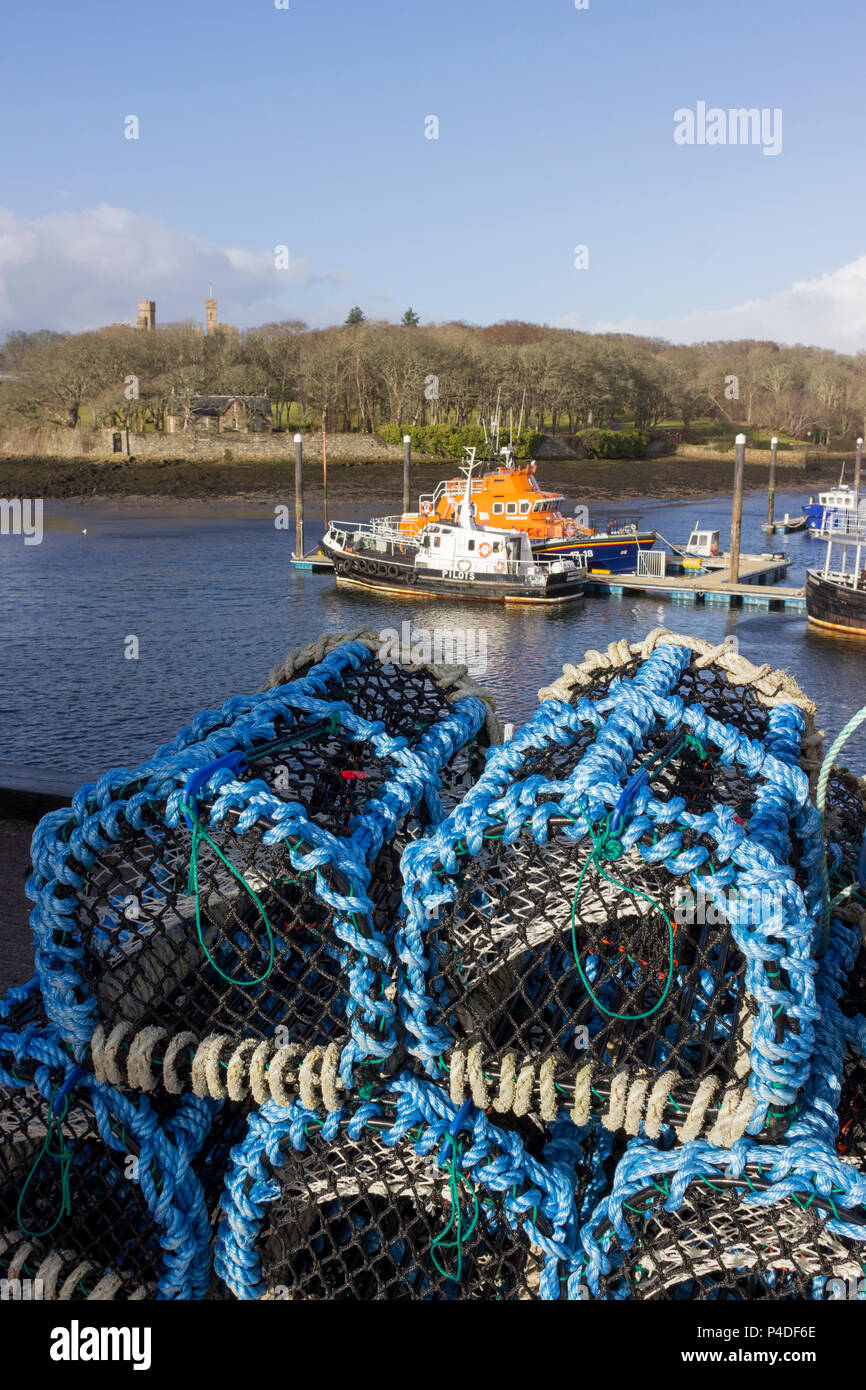Port de Stornoway, Isle Of Lewis, Western Isles, îles Hébrides, Ecosse, Royaume-Uni Banque D'Images