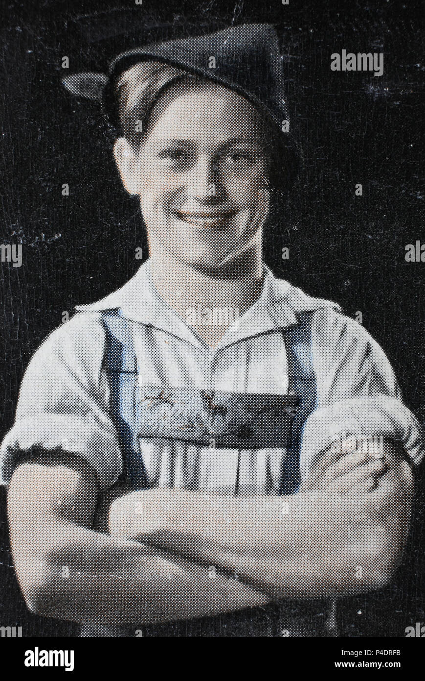 Gustl Gstettenbaur (1 mars 1914- 20 novembre 1996) était un acteur de cinéma et de télévision numérique, l'amélioration de la reproduction d'une image historique Banque D'Images