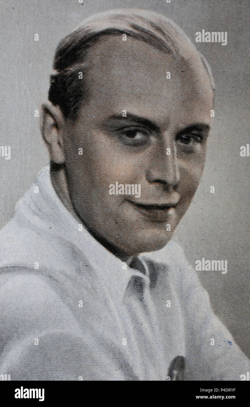 Harald Paulsen (26 août 1895- 4 août 1954) était un acteur allemand, l'amélioration de la reproduction numérique d'une image historique Banque D'Images