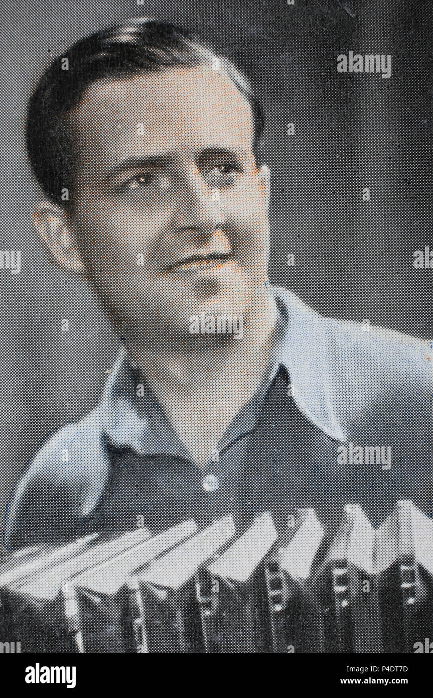 "Eduard Wesener ( 8. 08 janvier 1909 ; 4. März 1952) war ein Deutscher Acteurs et Actrices bei Bühne und Film', l'amélioration de la reproduction numérique d'une image historique Banque D'Images