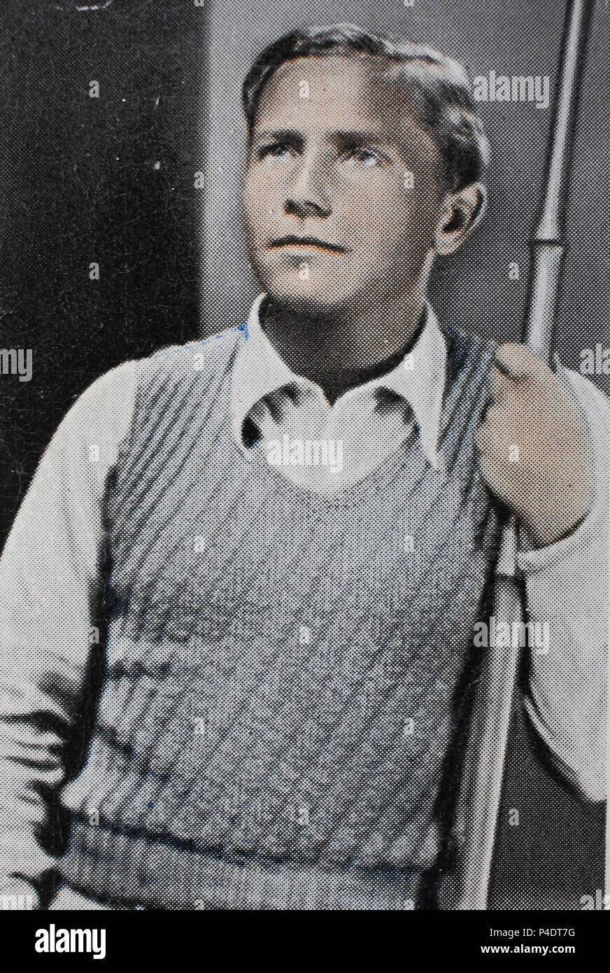 Carl Balhaus (4 novembre 1905- 28 juillet 1968) était un acteur de théâtre et de cinéma numérique, l'amélioration de la reproduction d'une image historique Banque D'Images