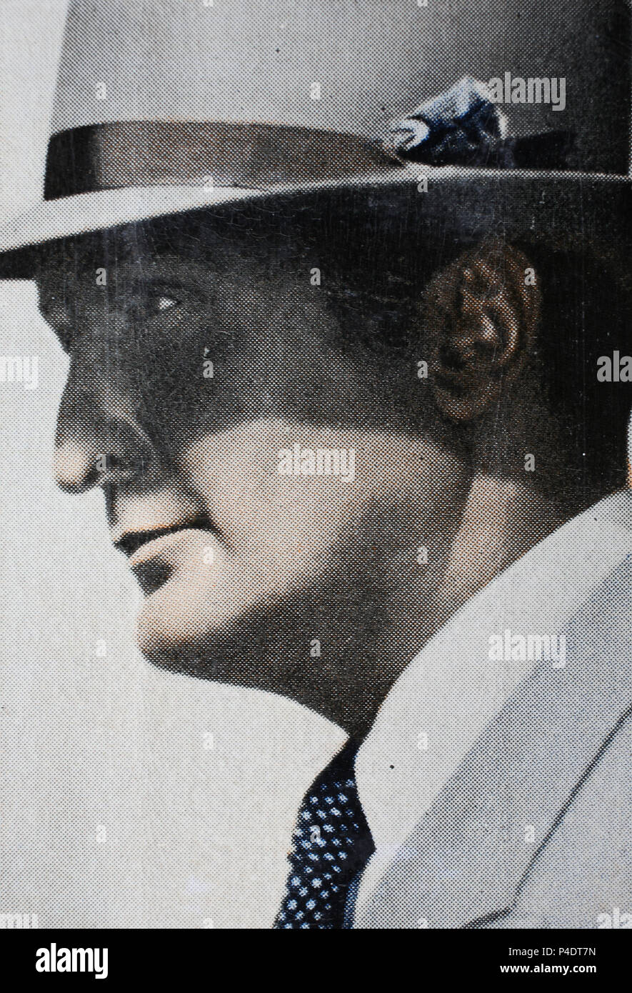Hans Philipp August Albers (22 septembre 1891- 24 juillet 1960) était un acteur et chanteur allemand, l'amélioration numérique reproduction d'une image historique Banque D'Images