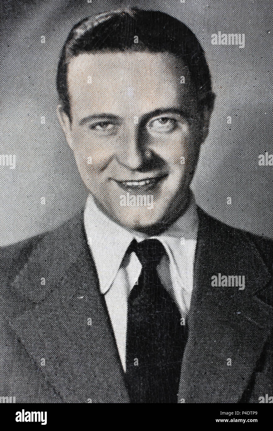Willy Fritsch (27 janvier 1901- 13 juillet 1973) était un acteur de cinéma et de théâtre allemand, un homme populaire et acteur américain de l'époque du film muet, amélioration numérique reproduction d'une image historique Banque D'Images