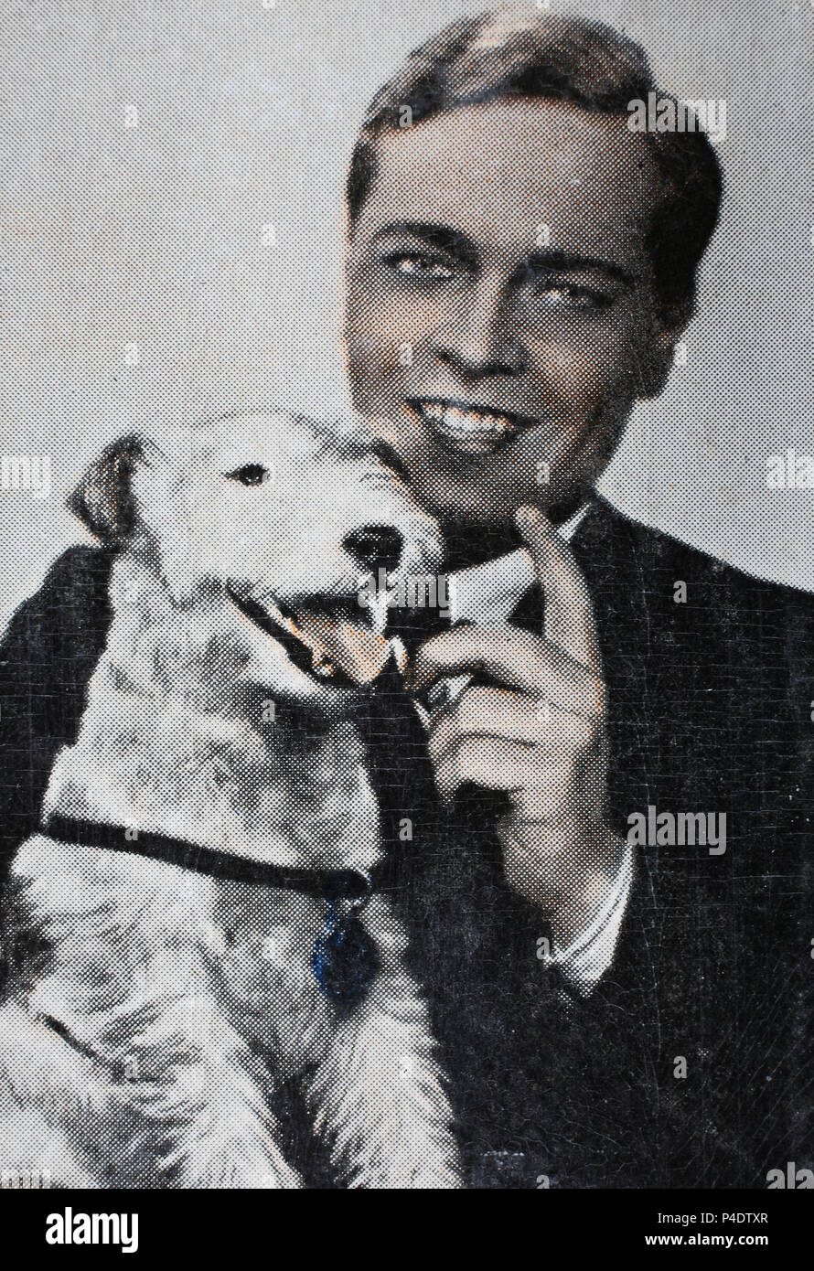 Hans Brausewetter (27 mai 1899- 29 avril 1945) était un acteur de cinéma muet, amélioration numérique reproduction d'une image historique Banque D'Images