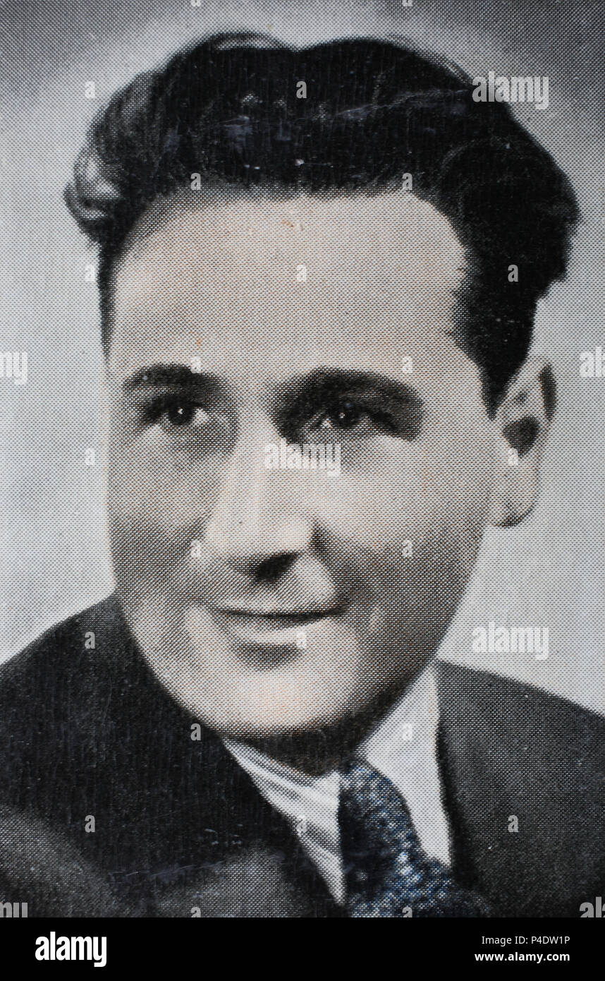 Giacomo Lauri-Volpi (11 décembre 1892- 17 mars 1979) était un ténor italien avec une voix lyrique-dramatique de gamme exceptionnelle et facilité technique numérique, l'amélioration de reproduction d'une image historique Banque D'Images