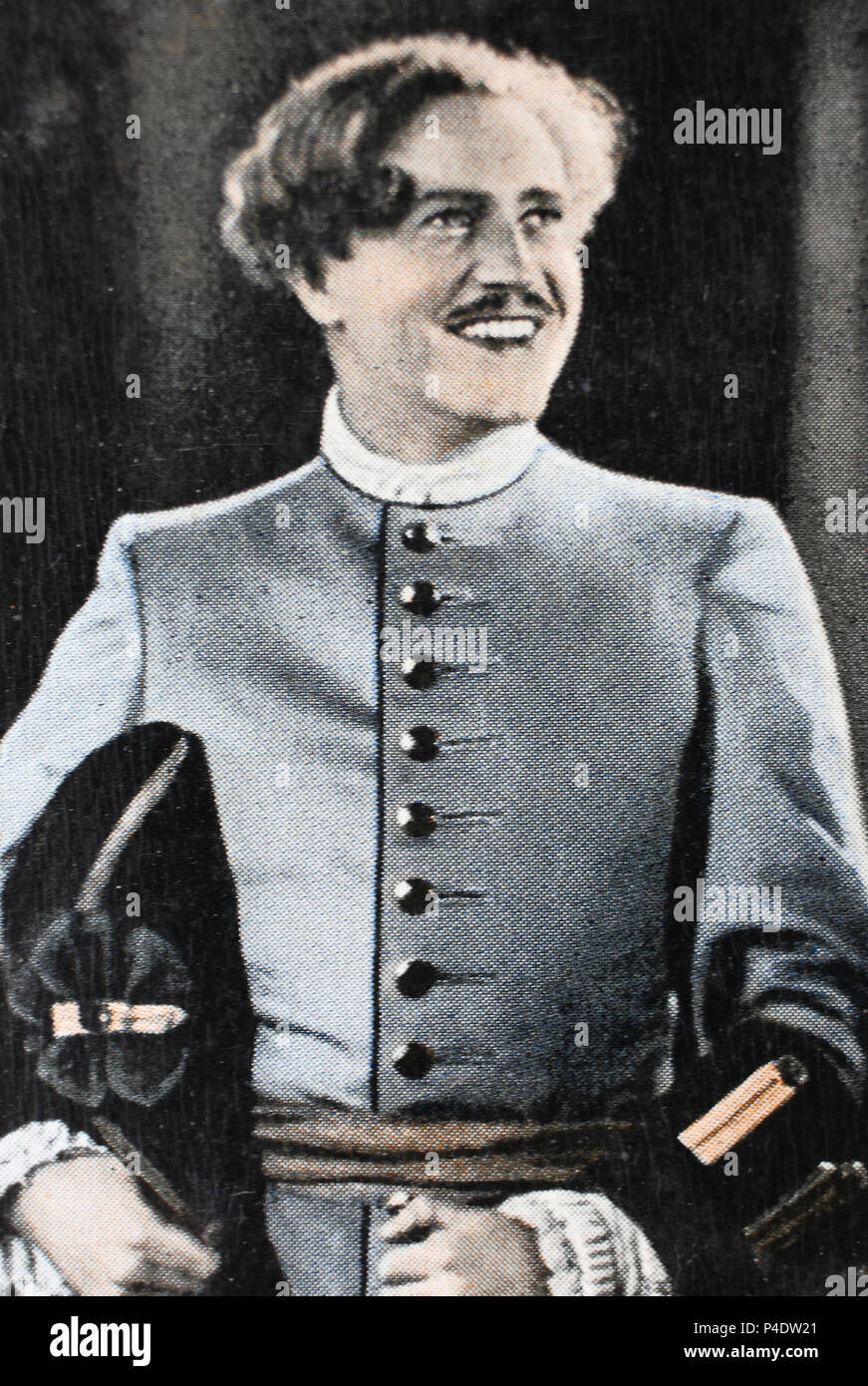 Willy Fritsch (27 janvier 1901- 13 juillet 1973) était un acteur de cinéma et de théâtre allemand, un homme populaire et acteur américain de l'époque du film muet au début des années 1960, l'amélioration de la reproduction numérique d'une image historique Banque D'Images