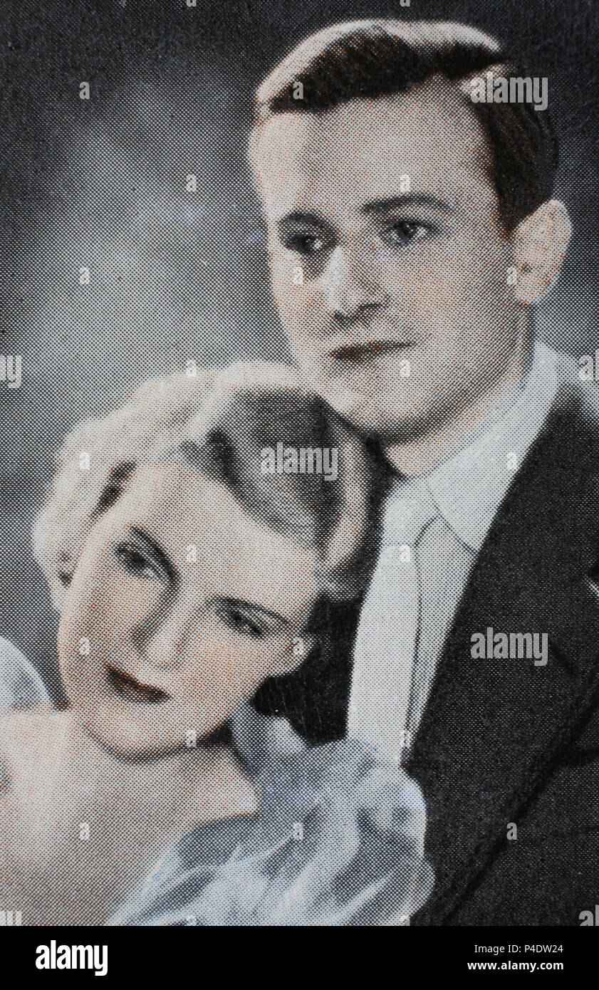 "Eduard Wesener (8. 08 janvier 1909 ; 4. März 1952) war ein Deutscher Acteurs et Actrices bei Bühne und Film Gay, Christie Digital", amélioration de la reproduction d'une image historique Banque D'Images