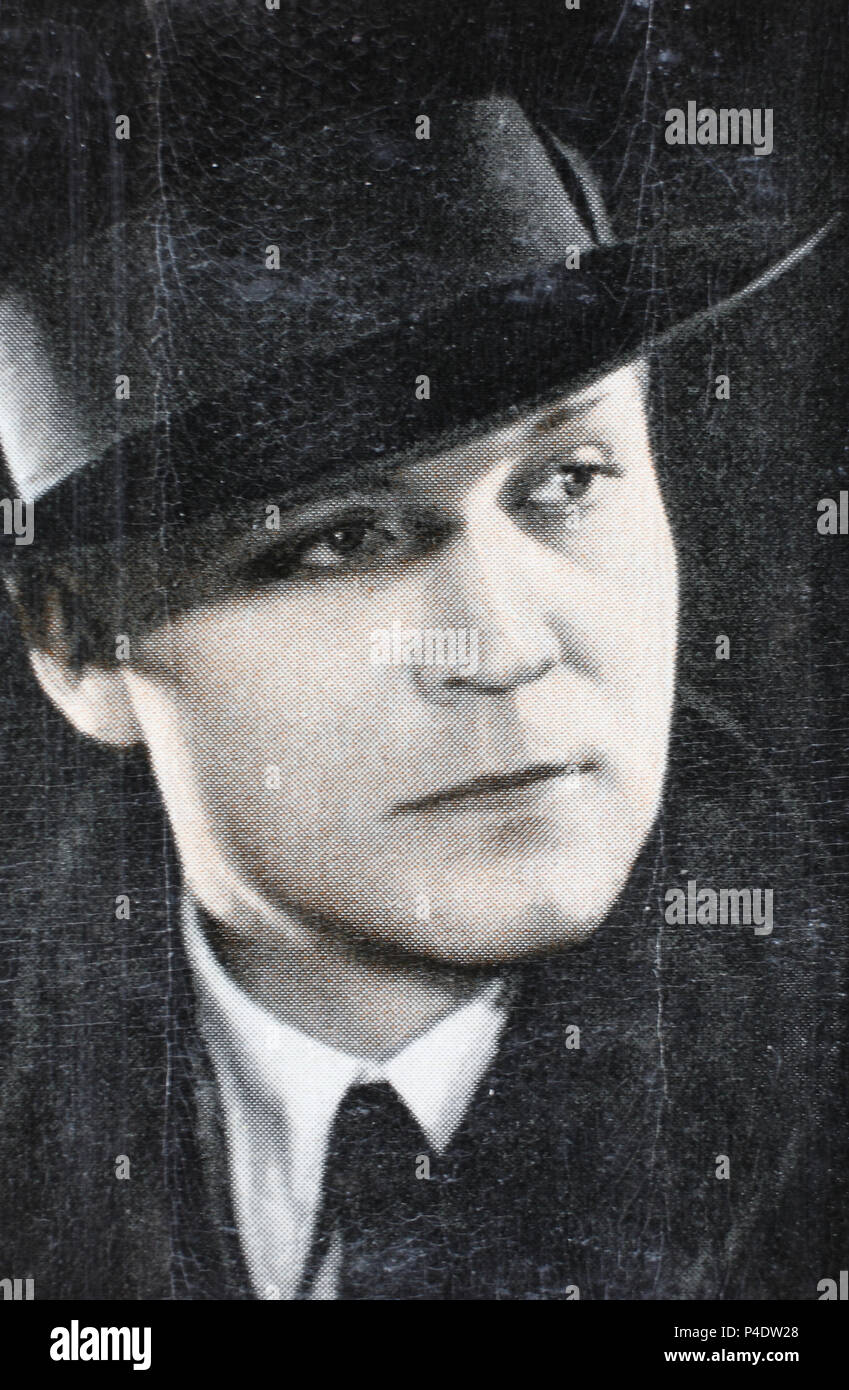 Gustav Fröhlich (21 mars 1902- 22 décembre 1987) était un acteur et réalisateur allemand, l'amélioration numérique reproduction d'une image historique Banque D'Images