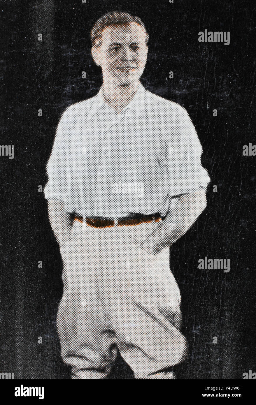 Gustav Fröhlich (21 mars 1902- 22 décembre 1987) était un acteur et réalisateur allemand, l'amélioration numérique reproduction d'une image historique Banque D'Images