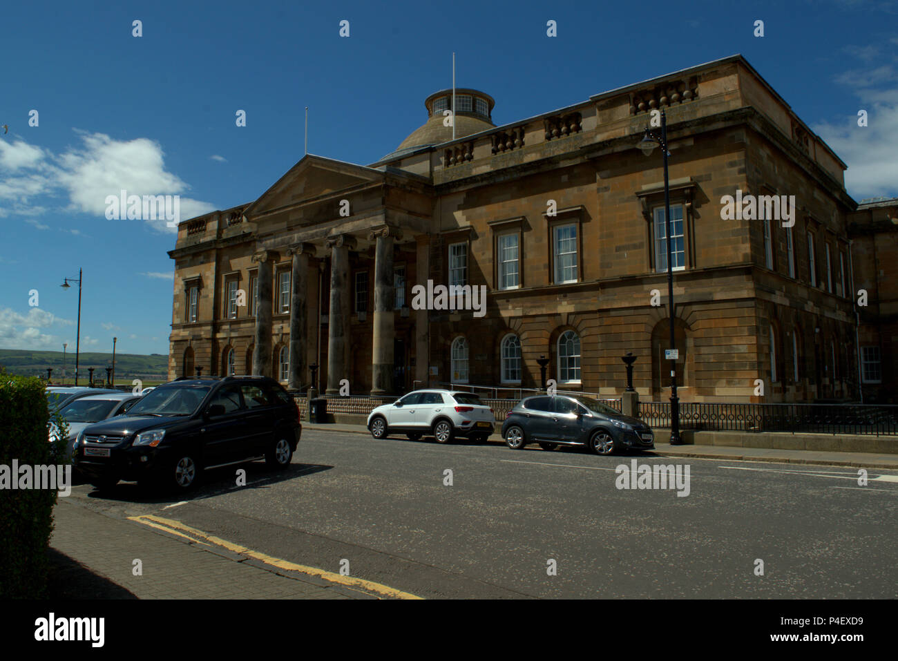 Bâtiment de comté et Sheriff Court, Ayr, Scotland Banque D'Images