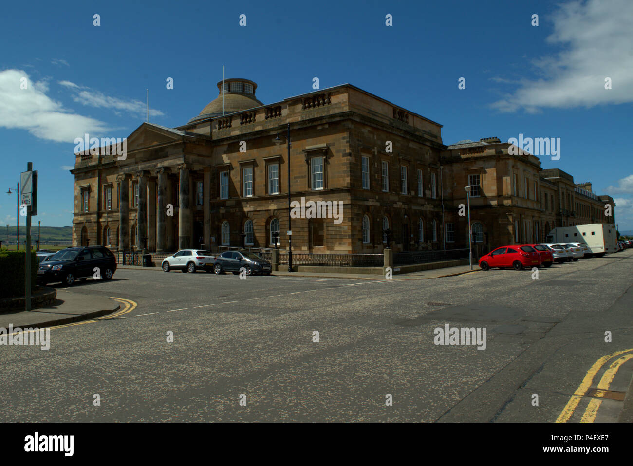 Bâtiment de comté et Sheriff Court, Ayr, Scotland Banque D'Images