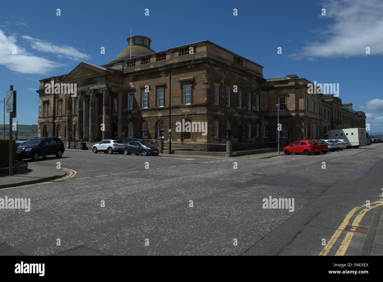 Bâtiment de comté et Sheriff Court, Ayr, Scotland Banque D'Images