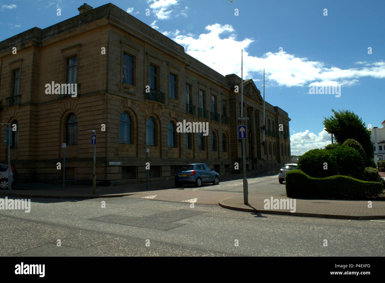 Bâtiment de comté et Sheriff Court, Ayr, Scotland Banque D'Images