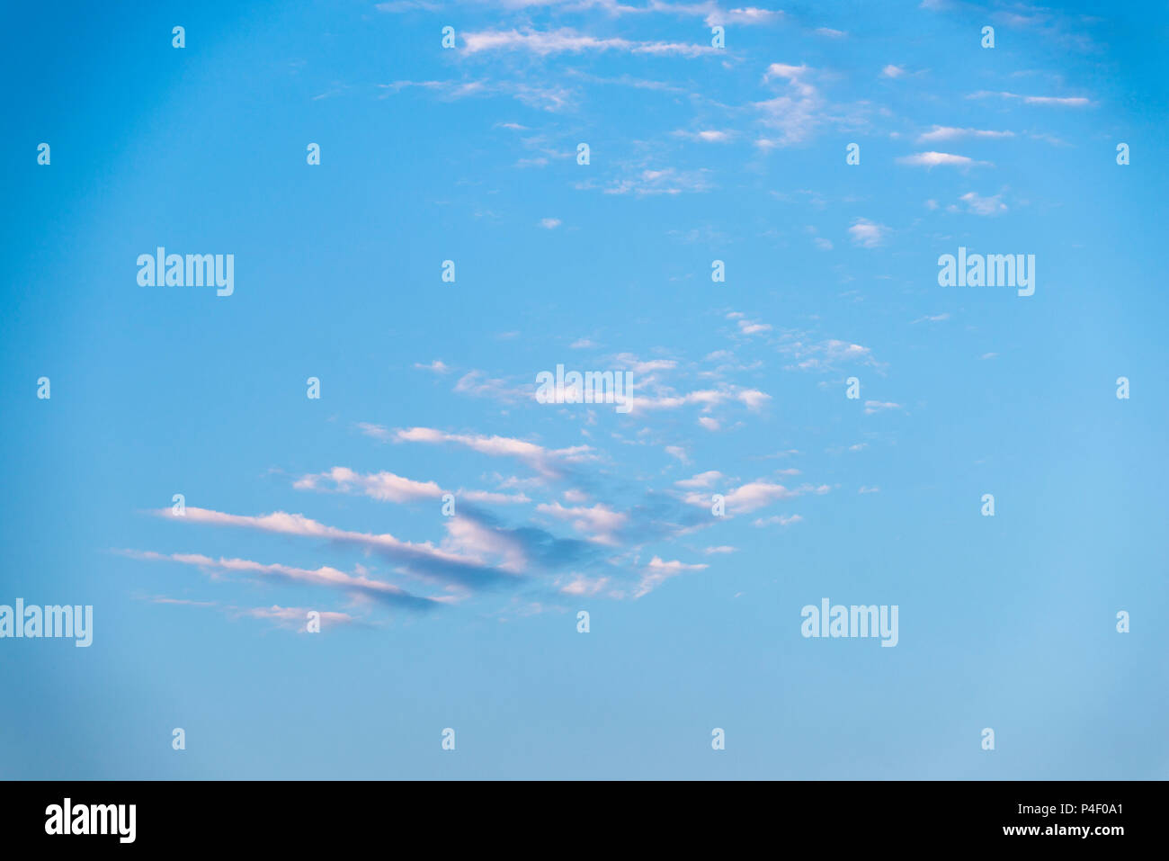 Undulatus nuages cloudscape texture de fond. Banque D'Images